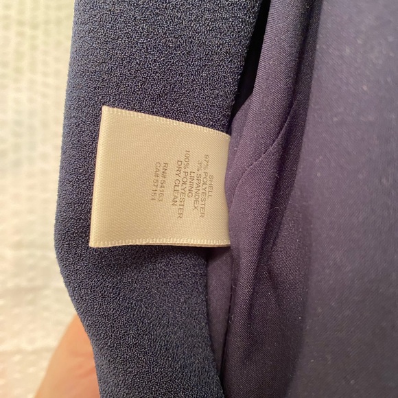 Eliza J Front Tie Sleeveless Jumpsuit Navy - Picture 10 of 10